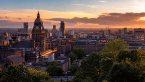 Leeds Cityscape at Dusk-1