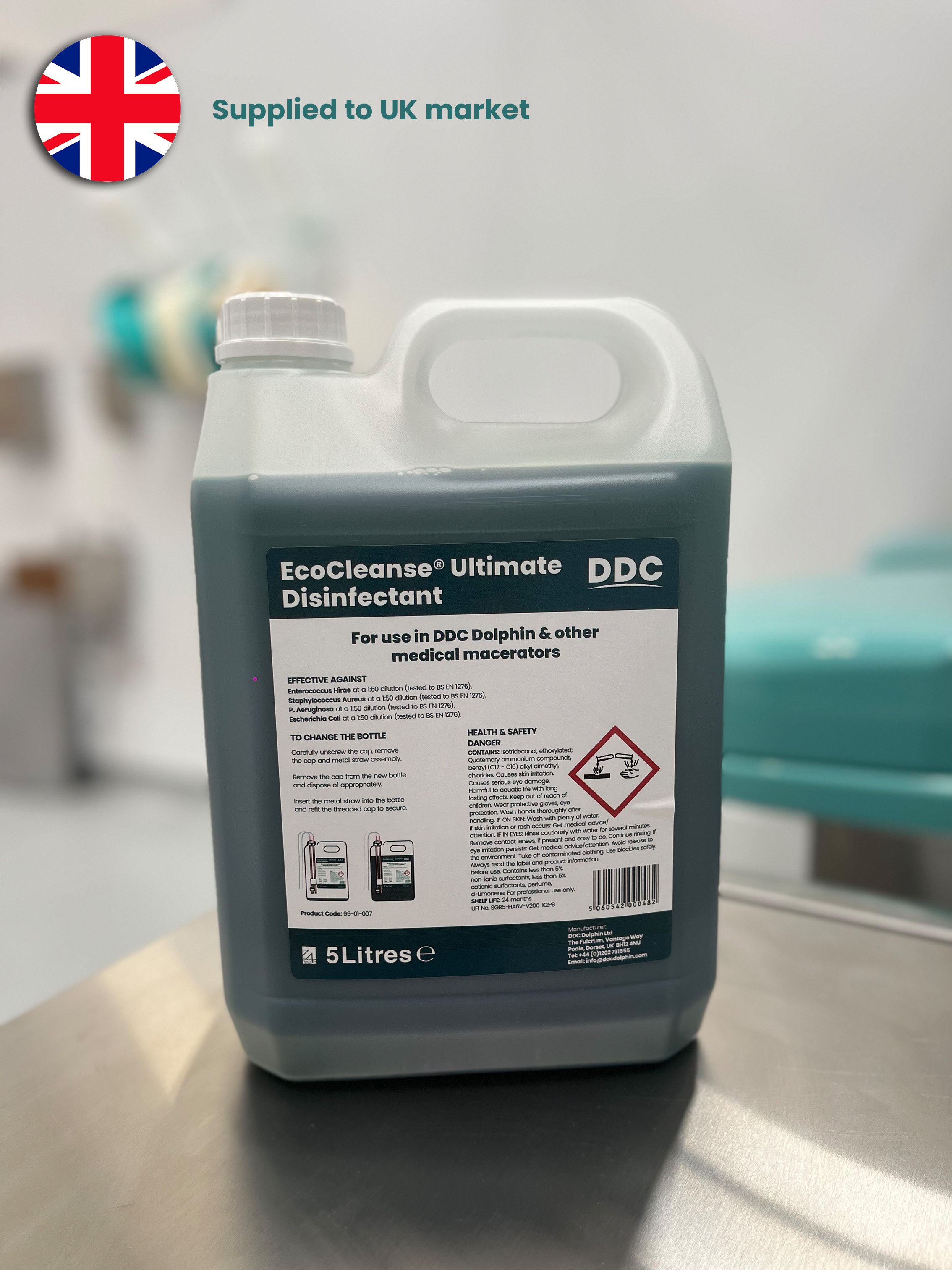 EcoCleanse Disinfectant website