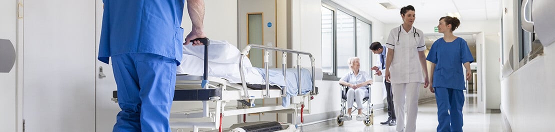 Hospital corridor