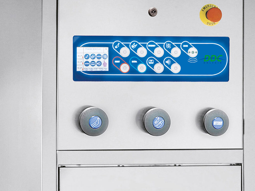 DDC Dolphin Panamatic XL2 Bedpan Washer Disinfector Control Panel and Buttons